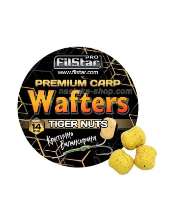 Балансирани дъмбели FilStar Premium Carp Wafters 14 мм - Tiger Nuts
