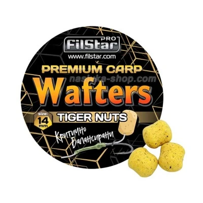 Балансирани дъмбели FilStar Premium Carp Wafters 14 мм - Tiger Nuts