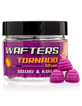 Дъмбели с неутрална плаваемост Madix Tornado Wafters 12мм - Squid-Krill Дъмбели с неутрална плаваемост Madix Tornado Wafters 12мм - Squid-Krill