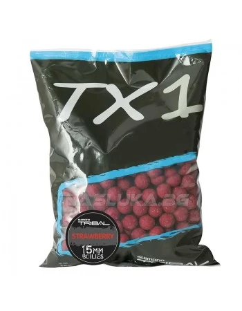 Протеинови топчета Shimano Tribal TX1 - Strawberry