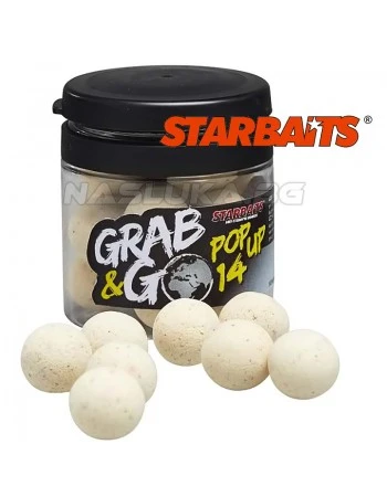 Плаващи топчета Starbaits Grab&Go Pop-Up 14мм - Garlic