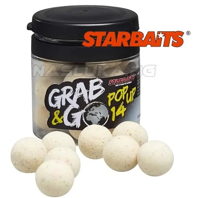 Плаващи топчета Starbaits Grab&Go Pop-Up 14мм - Garlic
