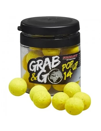 Плаващи топчета Starbaits Grab&Go Pop-Up 14мм - Banana Cream
