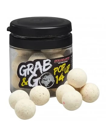 Плаващи топчета Starbaits Grab&Go Pop-Up 14мм - Mega Fish