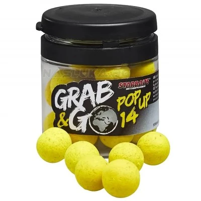 Плаващи топчета Starbaits Grab&Go Pop-Up 14мм - Pineapple