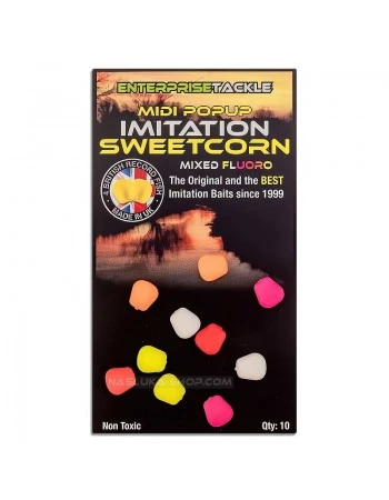 Изкуствена царевица Enterprise Popup Imitation Sweetcorn - Mixed Fluoro Mini