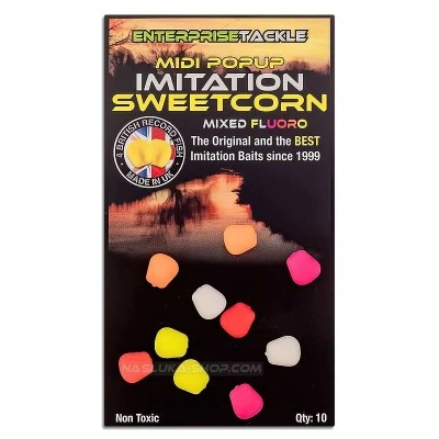 Изкуствена царевица Enterprise Popup Imitation Sweetcorn - Mixed Fluoro Mini
