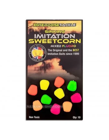 Изкуствена царевица Enterprise Sinking Imitation Sweetcorn - Mixed Fluoro