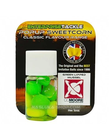 Изкуствена царевица в дип Enterprise Popup Sweetcorn - Green Lipped Mussel