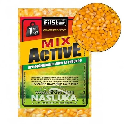 Варена царевица за риболов Filstar Mix Active - Мед