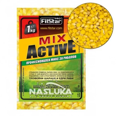 Варена царевица за риболов Filstar Mix Active - Скопекс