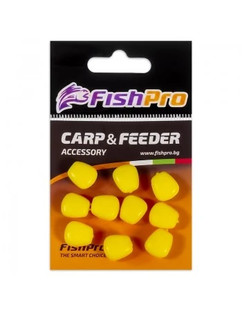 Плаваща силиконова царевица FishPro Real Corn