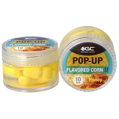 Плаваща изкуствена царевица в дип Golden Catch Pop-up Flavoured Corn 10мм, Honey