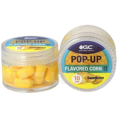Плаваща изкуствена царевица в дип Golden Catch Pop-up Flavoured Corn 10мм - Sweetcorn