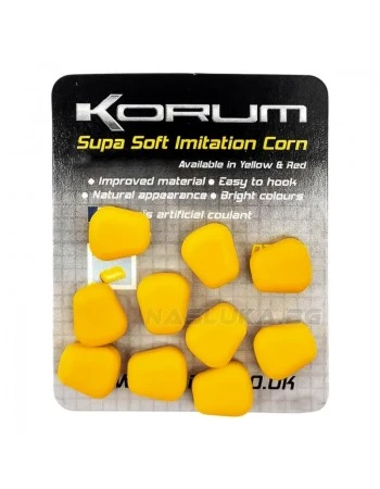 Царевица за риболов Korum Supa Soft Imitation Corn - Sinking