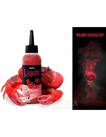 Дип-атрактор Delphin LiquiX Fluo Smoke Dip, Crab-Krill