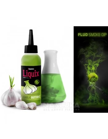 Дип-атрактор Delphin LiquiX Fluo Smoke Dip, Garlic-Butyric