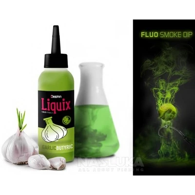 Дип-атрактор Delphin LiquiX Fluo Smoke Dip, Garlic-Butyric