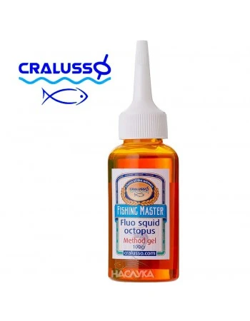 Добавка-гел Cralusso Method Gel - Fluo Squid Octopus/Флуо Калмар Октопод