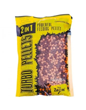 Пелети Carp Zoom Turbo Pellets 2in1 - Chocolate-Orange / Шоколад-Портокал