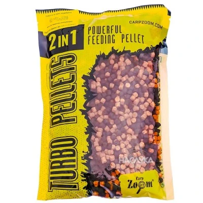 Пелети Carp Zoom Turbo Pellets 2in1 - Chocolate-Orange / Шоколад-Портокал