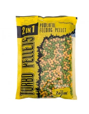 Пелети Carp Zoom Turbo Pellets 2in1 - Pineapple-Banana / Ананас-Банан
