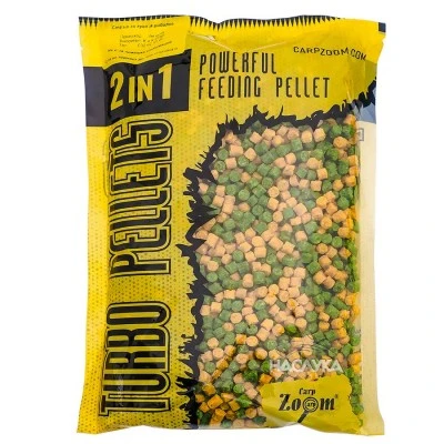 Пелети Carp Zoom Turbo Pellets 2in1 - Pineapple-Banana / Ананас-Банан
