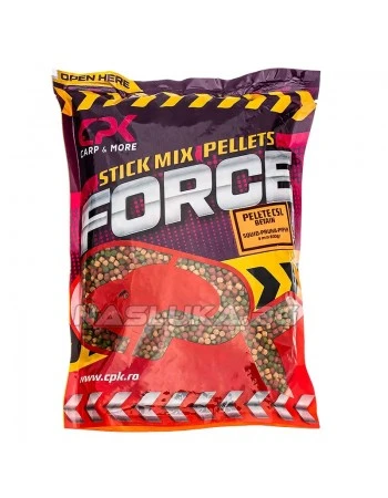 Пелети за фидер CPK Force Stick Mix CSL Betain 4мм - Plum/Octopus/Pepper