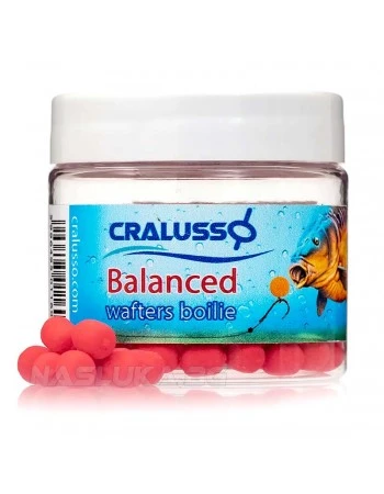 Балансирани дъмбели Cralusso Wafters Boilie - 20г - Strawberry