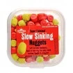Бавнопотъващи меки пелети Dynamite Baits Slow Sinking Nuggets Super Fishmeal - Yellow/Red