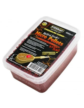 Микро пелети FilStar Premium Carp Method Feeder - Robin Red