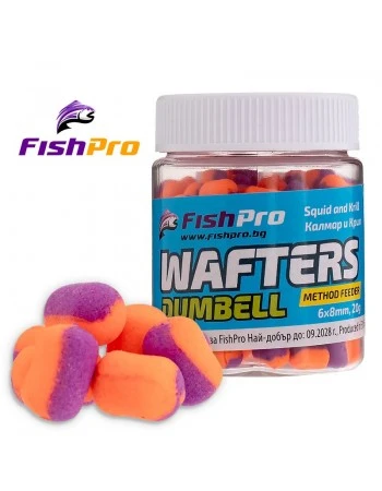 Балансирани дъмбели FishPro Wafters Dumbell - Калмар и Крил