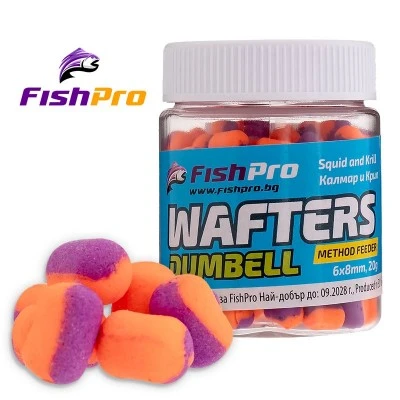 Балансирани дъмбели FishPro Wafters Dumbell - Калмар и Крил