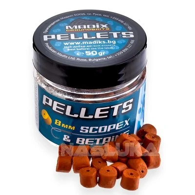 Разпробити пелети Madix Pellets 8мм - Scopex & Betaine