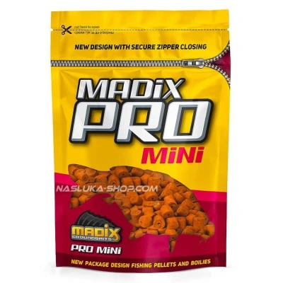 Пелети за стръв Madix Pro Mini - Strawberry & Robin Red - 8мм