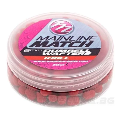 Балансирани дъмбели Mainline Match Dumbell Wafters - Krill