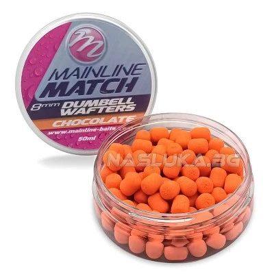 Балансирани дъмбели Mainline Match Dumbell Wafters - Chocolate
