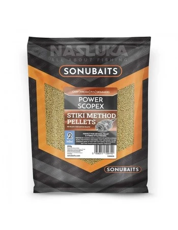 Пелети за метод фидер Sonubaits Stiki Method Pellets 2мм, Power Scopex