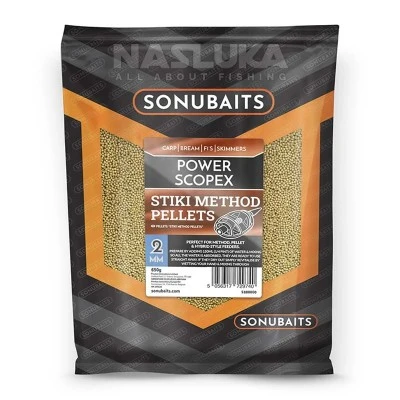 Пелети за метод фидер Sonubaits Stiki Method Pellets 2мм, Power Scopex