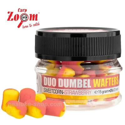 Балансирани дъмбели Duo Dumbel Wafters 10х14мм, Sweetcorn-Strawberry