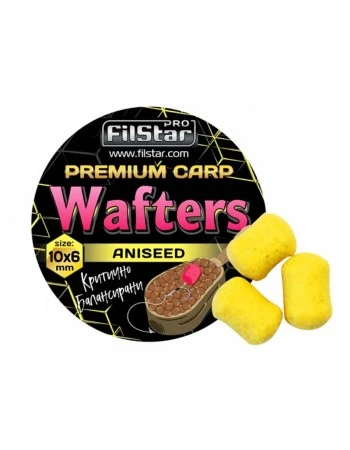 Балансирани дъмбели за фидер FilStar Premium Carp Wafters - Aniseed