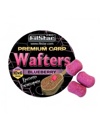 Балансирани дъмбели за фидер FilStar Premium Carp Wafters - Blueberry