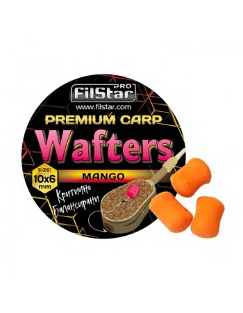 Балансирани дъмбели за фидер FilStar Premium Carp Wafters - Mango
