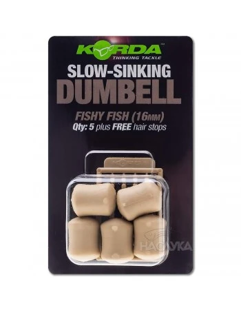 Ароматизирани дъмбели Korda Slow-Sinking Dumbell - Fishy Fish