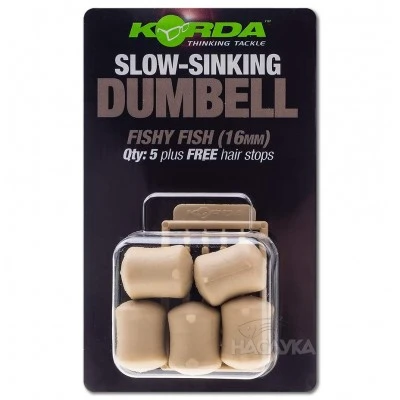 Ароматизирани дъмбели Korda Slow-Sinking Dumbell - Fishy Fish