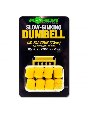 Ароматизирани дъмбели Korda Slow-Sinking Dumbell - I.B. Flavour