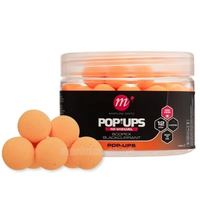 Плуващи топчета Mainline Hi-Visual Pop-ups, Scopex & Blackcurrant