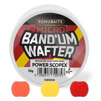 Балансирани дъмбели Sonubaits Micro Band'Um Wafter, Power Scopex