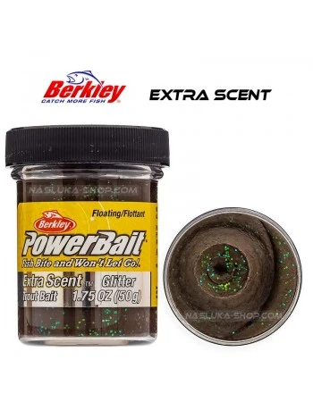 Плаваща паста за пъстърва Berkley Extra Scent Glitter - Nightcrawler Glitter