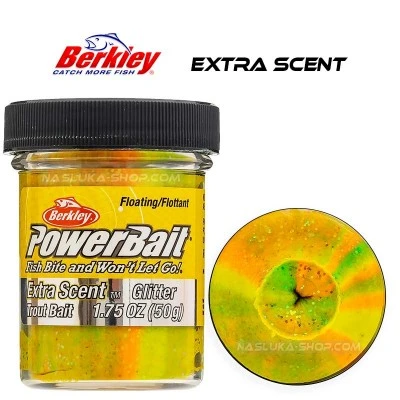 Berkley Extra Scent Glitter Rainbow Плаваща паста за пъстърва Berkley Extra Scent Glitter - Rainbow